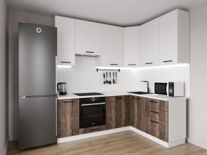 Кухонный гарнитур Старое Дерево 2200*1600 h950 (Стол. 26мм) в Покачах - pokachi.ok-mebel.com | фото