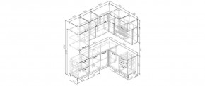 Кухонный гарнитур Старое Дерево 2200*1700 (Стол. 26мм) в Покачах - pokachi.ok-mebel.com | фото 2