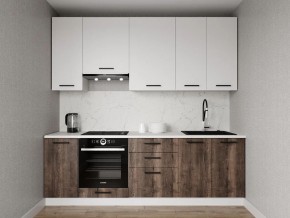 Кухонный гарнитур Старое Дерево 2400 h950 (Стол. 26мм) в Покачах - pokachi.ok-mebel.com | фото