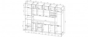 Кухонный гарнитур Старое Дерево 3400 (Стол. 26мм) в Покачах - pokachi.ok-mebel.com | фото 2