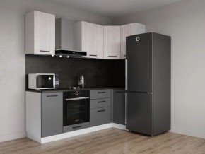 Кухонный гарнитур угловой Санторини 2200*1000 (Стол. 26мм) в Покачах - pokachi.ok-mebel.com | фото
