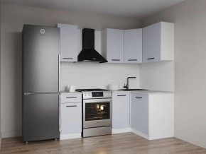 Кухонный гарнитур угловой Смоки 2000*1200 (Стол. 26мм) в Покачах - pokachi.ok-mebel.com | фото