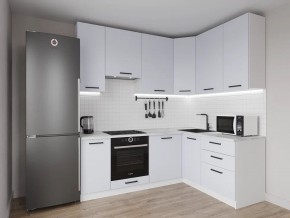 Кухонный гарнитур угловой Смоки 2200*1600 h950 (Стол. 26мм) в Покачах - pokachi.ok-mebel.com | фото