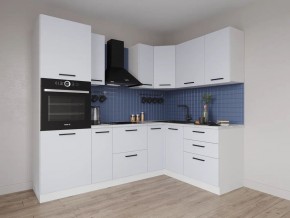 Кухонный гарнитур угловой Смоки 2400*1600 (Стол. 38мм) в Покачах - pokachi.ok-mebel.com | фото