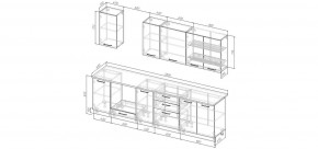 Кухонный гарнитур Виола 2800 (Стол. 26мм) в Покачах - pokachi.ok-mebel.com | фото 2