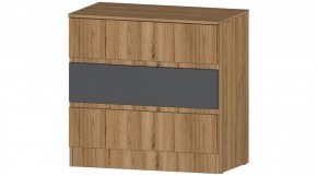 ЛЕНОРА Комод 3 ящика (графит) в Покачах - pokachi.ok-mebel.com | фото