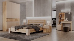 ЛЕНОРА Спальный гарнитур (модульный) кашемир в Покачах - pokachi.ok-mebel.com | фото