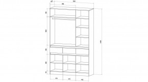 ЛЕНОРА Спальный гарнитур (модульный) кашемир в Покачах - pokachi.ok-mebel.com | фото 9