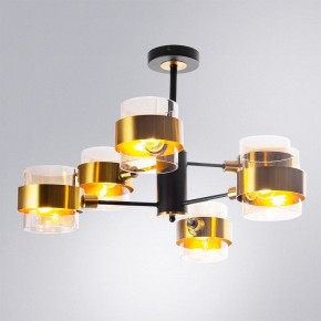 Люстра на штанге Arte Lamp Carlo A8205SP-6BK в Покачах - pokachi.ok-mebel.com | фото 2