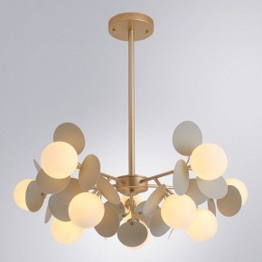 Люстра на штанге Arte Lamp Peacock A1369SP-10GY в Покачах - pokachi.ok-mebel.com | фото 2