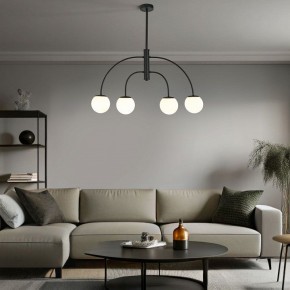 Люстра на штанге Eurosvet Cenacolo 30179/4 черный в Покачах - pokachi.ok-mebel.com | фото 2
