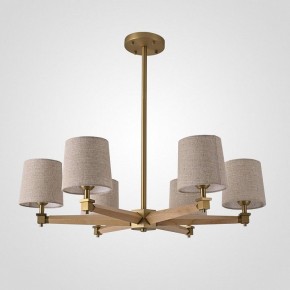 Люстра на штанге Imperiumloft Jorgenson Beige/Light wood STAVRA01 в Покачах - pokachi.ok-mebel.com | фото