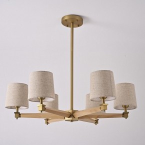Люстра на штанге Imperiumloft Jorgenson Beige/Light wood STAVRA01 в Покачах - pokachi.ok-mebel.com | фото 3