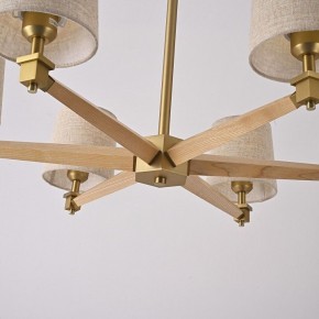 Люстра на штанге Imperiumloft Jorgenson Beige/Light wood STAVRA01 в Покачах - pokachi.ok-mebel.com | фото 6