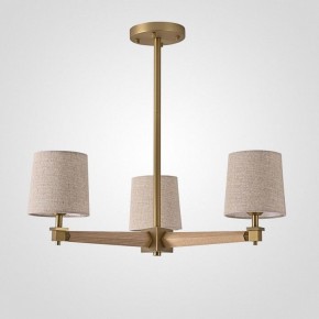 Люстра на штанге Imperiumloft Jorgenson Beige/Light wood STAVRA01 в Покачах - pokachi.ok-mebel.com | фото
