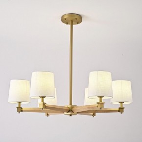 Люстра на штанге Imperiumloft Jorgenson White/Light wood STAVRA01 в Покачах - pokachi.ok-mebel.com | фото 2