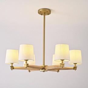 Люстра на штанге Imperiumloft Jorgenson White/Light wood STAVRA01 в Покачах - pokachi.ok-mebel.com | фото 3