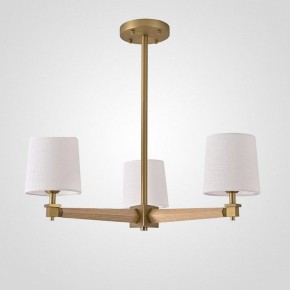 Люстра на штанге Imperiumloft Jorgenson White/Light wood STAVRA01 в Покачах - pokachi.ok-mebel.com | фото
