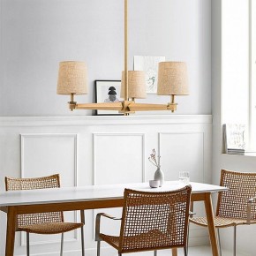 Люстра на штанге Imperiumloft Jorgenson White/Light wood STAVRA01 в Покачах - pokachi.ok-mebel.com | фото 5