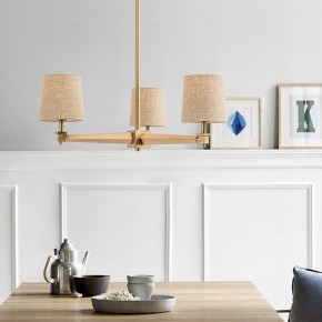 Люстра на штанге Imperiumloft Jorgenson White/Light wood STAVRA01 в Покачах - pokachi.ok-mebel.com | фото 6
