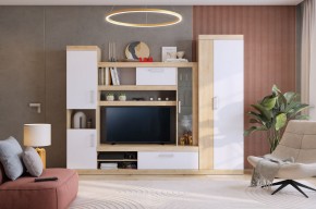 МАКСИ К1 Стенка для гостиной дуб сонома/белое дерево в Покачах - pokachi.ok-mebel.com | фото 5