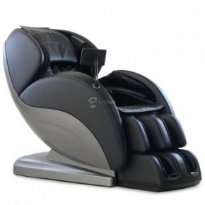Массажное кресло PS6500 черно-серебряное в Покачах - pokachi.ok-mebel.com | фото 1
