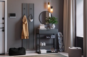 МЕБЕЛЬСОН К19 Прихожая (графит) в Покачах - pokachi.ok-mebel.com | фото