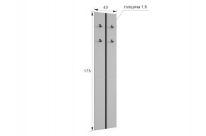 МЕБЕЛЬСОН К29 Прихожая (кашемир) в Покачах - pokachi.ok-mebel.com | фото 2