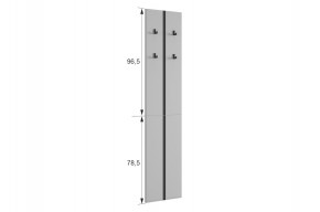 МЕРСИ Прихожая (модульная) графит в Покачах - pokachi.ok-mebel.com | фото 3