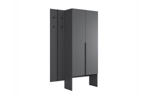 МЕРСИ Прихожая (модульная) графит в Покачах - pokachi.ok-mebel.com | фото 6