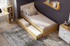 МИЛАН Спальня (Дуб Золотой/Белый матовый) в Покачах - pokachi.ok-mebel.com | фото 44