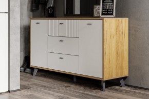 МИЛАН Спальня (Дуб Золотой/Белый матовый) в Покачах - pokachi.ok-mebel.com | фото 48