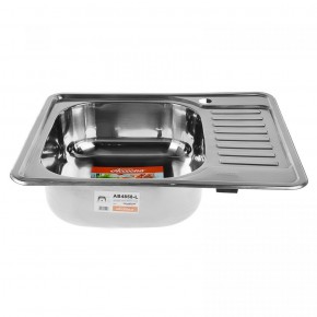 Мойка кухонная накладная Accoona AB4858-L Левая (580*480) в Покачах - pokachi.ok-mebel.com | фото 2