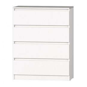 МС "Хилтон" Комод №1 800 (4 ящ.) белый текстурный в Покачах - pokachi.ok-mebel.com | фото 2