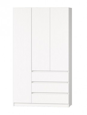 МС "Хилтон" Шкаф №2 1200 (Белый текстурный) в Покачах - pokachi.ok-mebel.com | фото 2