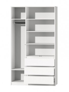 МС "Хилтон" Шкаф №2 1200 (Белый текстурный) в Покачах - pokachi.ok-mebel.com | фото 3