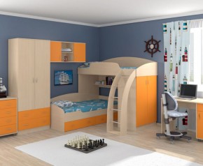 Набор для детской Соня 1-2-3 (800*1900) в Покачах - pokachi.ok-mebel.com | фото 2