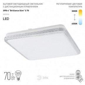 Накладной светильник Эра Классик SPB-6 Brilliance Slim S 70 в Покачах - pokachi.ok-mebel.com | фото 2