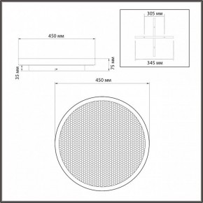 Накладной светильник Sonex Shimmers 7736/60L в Покачах - pokachi.ok-mebel.com | фото 8