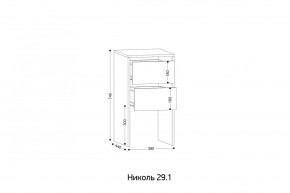 НИКОЛЬ 25 Шкаф 5-ти створчатый в Покачах - pokachi.ok-mebel.com | фото 7