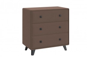 НИКОЛЬ Комод 3 ящика (шоколад) в Покачах - pokachi.ok-mebel.com | фото