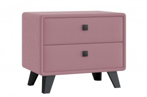 НИКОЛЬ Тумба широкая 2 ящика (розовый) в Покачах - pokachi.ok-mebel.com | фото