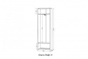 ОЛЬГА-ЛОФТ 3 Шкаф 2-х створчатый в Покачах - pokachi.ok-mebel.com | фото 3