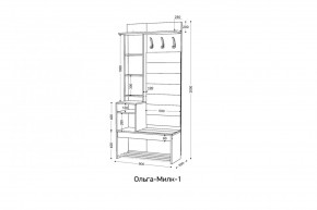 ОЛЬГА-МИЛК Прихожая (модульная) в Покачах - pokachi.ok-mebel.com | фото 2