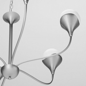 Подвесная люстра Eurosvet Calyx 60169/6 никель в Покачах - pokachi.ok-mebel.com | фото 5