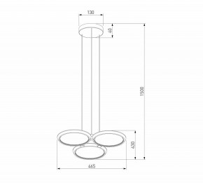 Подвесная люстра Eurosvet Crespella 90034/3 золото в Покачах - pokachi.ok-mebel.com | фото 5