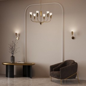 Подвесная люстра Eurosvet Rhyton 60167/6 латунь в Покачах - pokachi.ok-mebel.com | фото 6