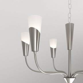 Подвесная люстра Eurosvet Rhyton 60167/6 никель в Покачах - pokachi.ok-mebel.com | фото 7