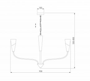 Подвесная люстра Eurosvet Rhyton 60167/8 никель в Покачах - pokachi.ok-mebel.com | фото 6