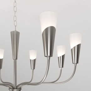 Подвесная люстра Eurosvet Rhyton 60167/8 никель в Покачах - pokachi.ok-mebel.com | фото 7